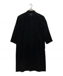 Y's（ワイズ）の古着「ウールメルトンステンカラーコート YT-C75-136」｜ブラック