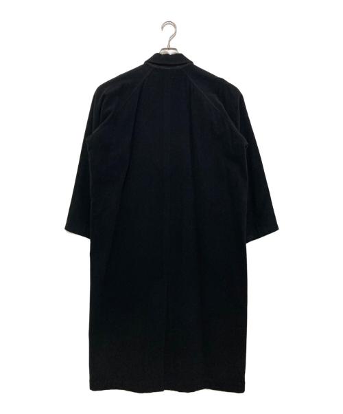 Y's（ワイズ）Y's (ワイズ) ウールメルトンステンカラーコート YT-C75-136 ブラック サイズ:-(実寸参照)の古着・服飾アイテム
