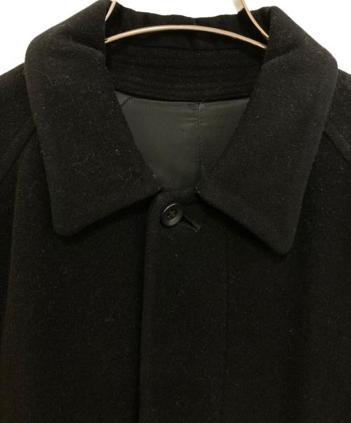 Y's（ワイズ）Y's (ワイズ) ウールメルトンステンカラーコート YT-C75-136 ブラック サイズ:-(実寸参照)の古着・服飾アイテム