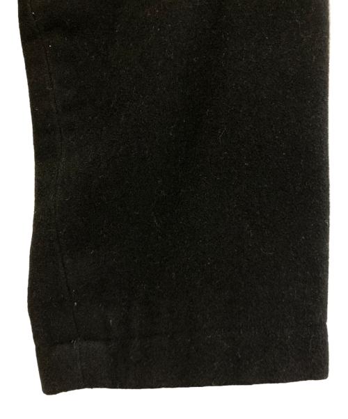 Y's（ワイズ）Y's (ワイズ) ウールメルトンステンカラーコート YT-C75-136 ブラック サイズ:-(実寸参照)の古着・服飾アイテム