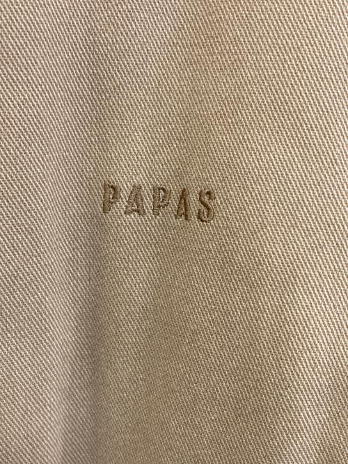 PAPAS（パパス）PAPAS (パパス) ハンティングコート ベージュ サイズ:Mの古着・服飾アイテム