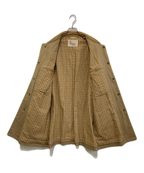 PAPAS（パパス）PAPAS (パパス) ハンティングコート ベージュ サイズ:Mの古着・服飾アイテム