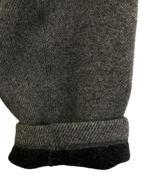 PAPAS（パパス）PAPAS (パパス) ソフトメルトンジャケット グレー サイズ:Mの古着・服飾アイテム