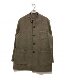 PAPAS（パパス）の古着「スタンドカラージャケット」｜グレー