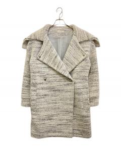 中古・古着通販】glam lips (グラムリップス) フリンジコート ベージュ