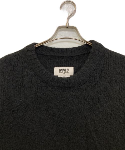 MM6 Maison Margiela（エムエムシックスメゾンマルジェラ）MM6 Maison Margiela (エムエムシックスメゾンマルジェラ) モヘア混ニット　S52GP0091 ブラック サイズ:Mの古着・服飾アイテム