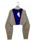 UN3D. (アンスリード) WAVE LINE SHORT KNIT　522512601301-01 グレー サイズ:F 未使用品：10000円