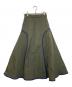 UN3D.（アンスリード）の古着「キルティングスカート」｜グリーン
