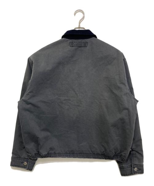 NAUTICA（ノーティカ）NAUTICA (ノーティカ) 中綿クラッシュドチノジップブルゾン　253-1541 グレー サイズ:Mの古着・服飾アイテム