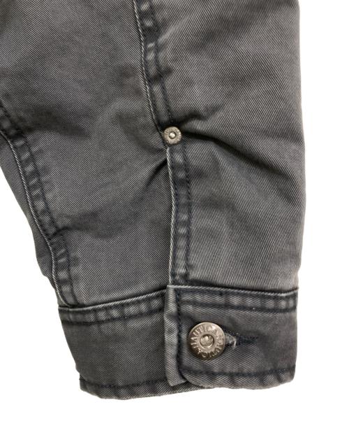 NAUTICA（ノーティカ）NAUTICA (ノーティカ) 中綿クラッシュドチノジップブルゾン　253-1541 グレー サイズ:Mの古着・服飾アイテム