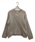 C.P COMPANYシーピーカンパニー）の古着「99AW Vネックニット　31185495」｜グレー