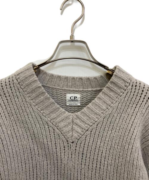 C.P COMPANY（シーピーカンパニー）C.P COMPANY (シーピーカンパニー) 99AW Vネックニット　31185495 グレー サイズ:3の古着・服飾アイテム