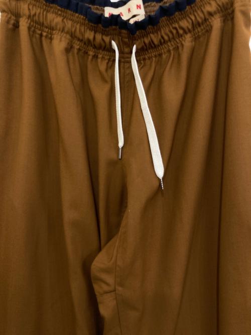 MARNI（マルニ）MARNI (マルニ) イージーパンツ ブラウン サイズ:40の古着・服飾アイテム