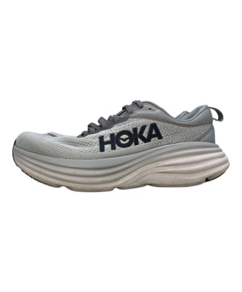 HOKAONEONE（ホカオネオネ）HOKAONEONE (ホカオネオネ) BONDI8 グレー サイズ:25.5の古着・服飾アイテム