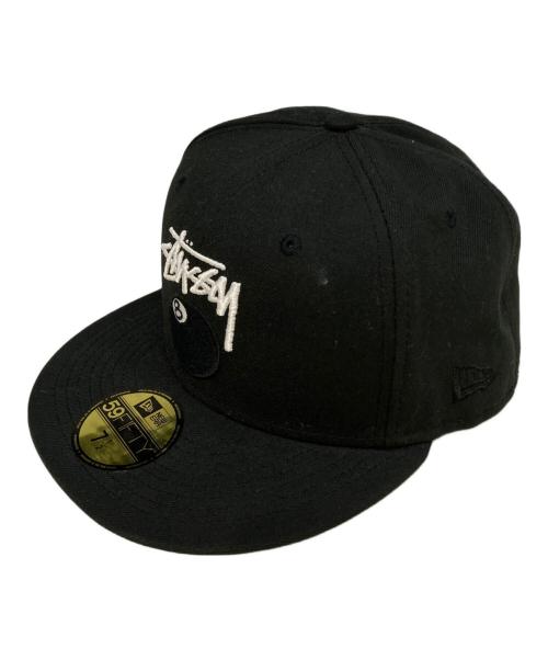 stussy（ステューシー）stussy (ステューシー) New Era (ニューエラ) 59FIFTY 8BALL STOCK ブラックの古着・服飾アイテム