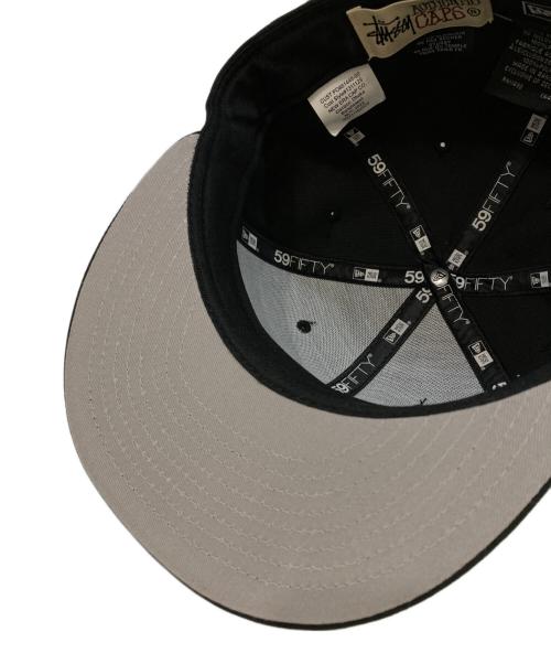 stussy（ステューシー）stussy (ステューシー) New Era (ニューエラ) 59FIFTY 8BALL STOCK ブラックの古着・服飾アイテム