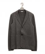 JIL SANDERジルサンダー）の古着「ウールニットジャケット」｜グレー