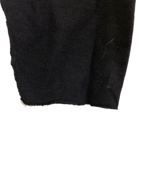 tricot COMME des GARCONS（トリココムデギャルソン）tricot COMME des GARCONS (トリココムデギャルソン) 80's ランダムタック切替カットソー ブラック サイズ:実寸参照の古着・服飾アイテム