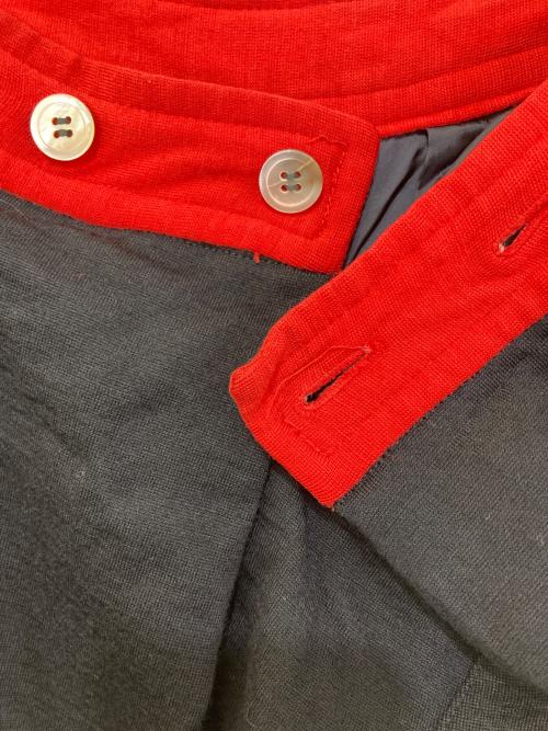 COMME des GARCONS（コムデギャルソン）COMME des GARCONS (コムデギャルソン) 80's ウエスト切替ラップデザインサルエルパンツ ブラック サイズ:Sの古着・服飾アイテム