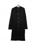 ROBE DE CHAMBRE COMME DES GARCONSローブドシャンブル コムデギャルソン）の古着「90's 丸襟ロングシャツ」｜ブラック