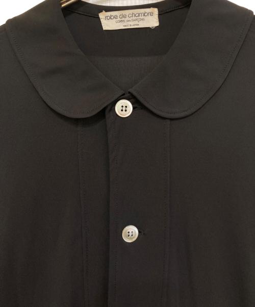 ROBE DE CHAMBRE COMME DES GARCONS（ローブドシャンブル コムデギャルソン）ROBE DE CHAMBRE COMME DES GARCONS (ローブドシャンブル コムデギャルソン) 90's 丸襟ロングシャツ ブラック サイズ:-の古着・服飾アイテム