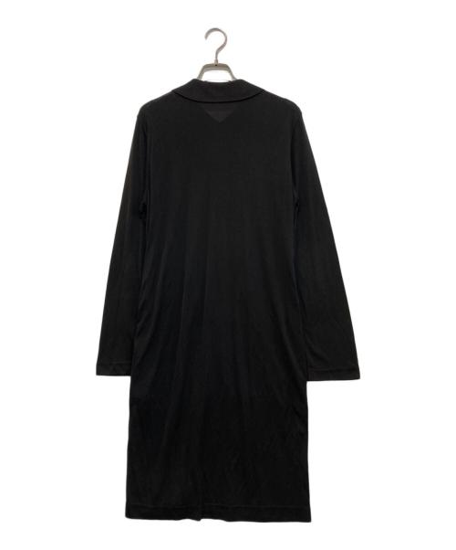 ROBE DE CHAMBRE COMME DES GARCONS（ローブドシャンブル コムデギャルソン）ROBE DE CHAMBRE COMME DES GARCONS (ローブドシャンブル コムデギャルソン) 90's 丸襟ロングシャツ ブラック サイズ:-の古着・服飾アイテム