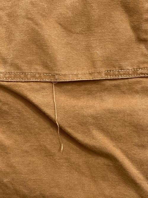 CarHartt（カーハート）CarHartt (カーハート) 80‘Sダブルニーオーバーオール ブラウン サイズ:40の古着・服飾アイテム