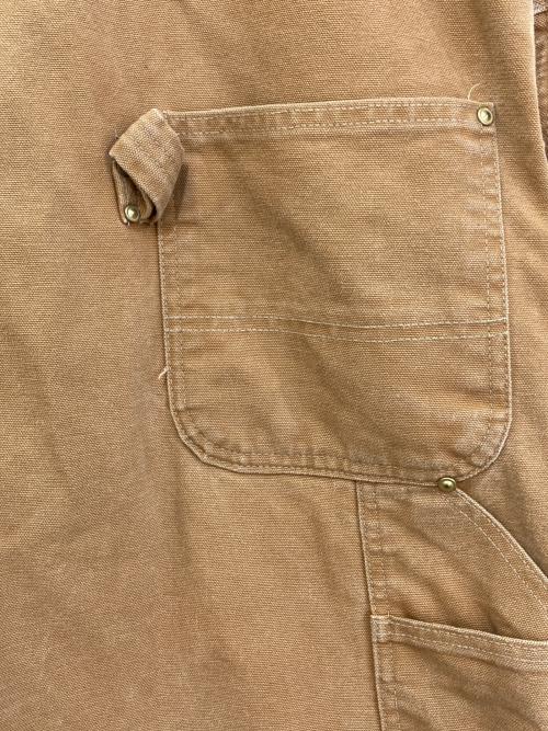 CarHartt（カーハート）CarHartt (カーハート) 80‘Sダブルニーオーバーオール ブラウン サイズ:40の古着・服飾アイテム
