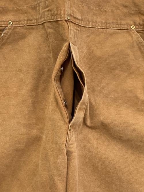 CarHartt（カーハート）CarHartt (カーハート) 80‘Sダブルニーオーバーオール ブラウン サイズ:40の古着・服飾アイテム
