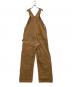 CarHartt (カーハート) 80‘Sダブルニーオーバーオール ブラウン サイズ:40：10000円