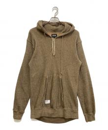 Schott（ショット）の古着「ソルトアンドペッパー ハーフジップ パーカー」｜ブラウン