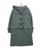 BLUE LABEL CRESTBRIDGEブルーレーベルクレストブリッジ）の古着「プライムメルトンダッフルコート」｜グリーン