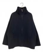 ETRE TOKYOエトレトウキョウ）の古着「メルトンスタンドネックリバーブルゾン　1225602089-0」｜ネイビー