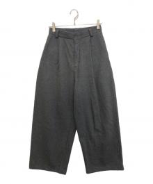 ETRE TOKYO（エトレトウキョウ）の古着「スウェットタックパンツ」｜グレー