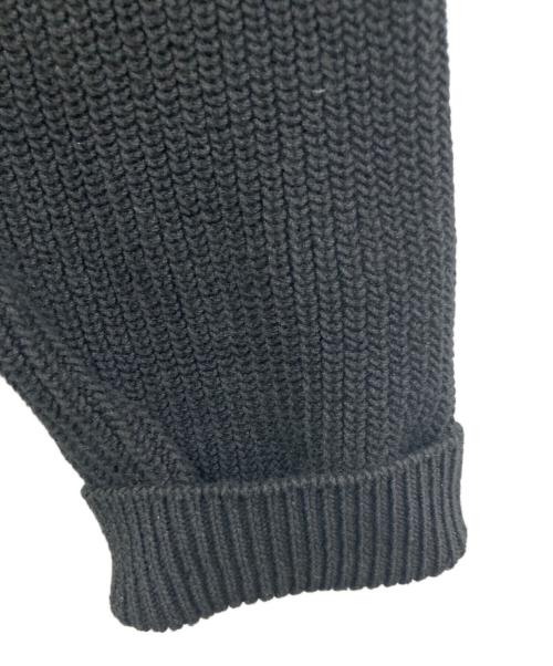 ETRE TOKYO（エトレトウキョウ）ETRE TOKYO (エトレトウキョウ) ラガーシャツニット プルオーバー ブラック サイズ:FREEの古着・服飾アイテム