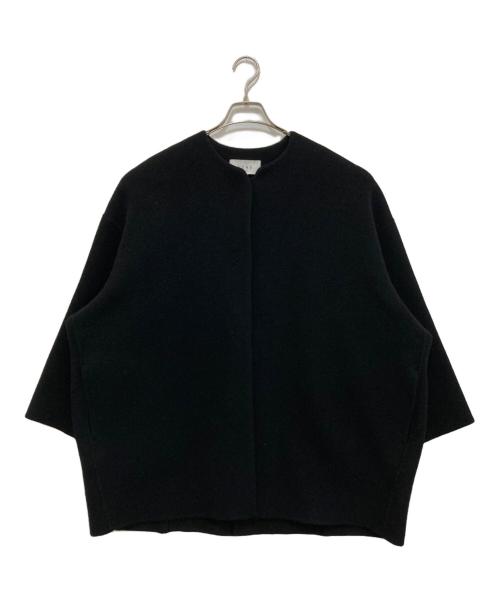 ETRE TOKYO（エトレトウキョウ）ETRE TOKYO (エトレトウキョウ) ウールリバーコクーンコート　1224600022-0 ブラック サイズ:Sの古着・服飾アイテム