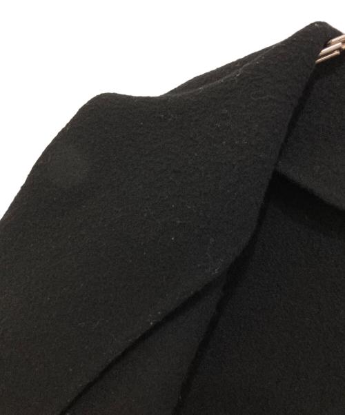 ETRE TOKYO（エトレトウキョウ）ETRE TOKYO (エトレトウキョウ) ウールリバーコクーンコート　1224600022-0 ブラック サイズ:Sの古着・服飾アイテム