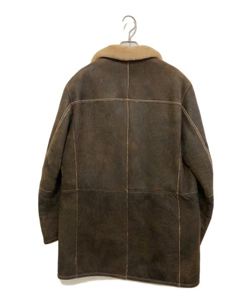 GIMO'S（ジモス）GIMO'S (ジモス) ムートンジャケット ブラウン サイズ:実寸参照の古着・服飾アイテム