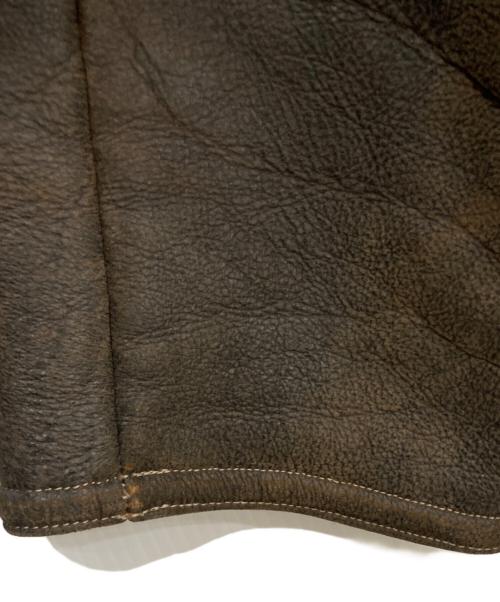 GIMO'S（ジモス）GIMO'S (ジモス) ムートンジャケット ブラウン サイズ:実寸参照の古着・服飾アイテム