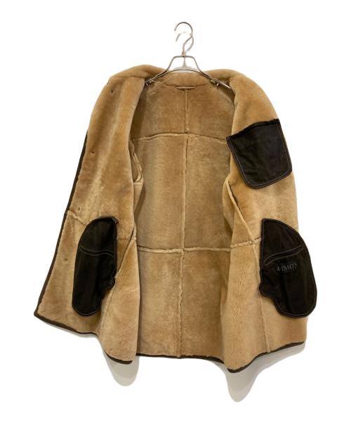 GIMO'S（ジモス）GIMO'S (ジモス) ムートンジャケット ブラウン サイズ:実寸参照の古着・服飾アイテム