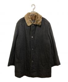 GIMO'S（ジモス）の古着「ヴァージンウールコート」｜ブラック