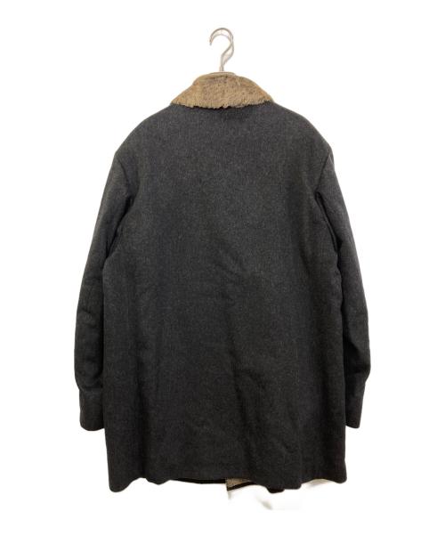 GIMO'S（ジモス）GIMO'S (ジモス) ヴァージンウールコート ブラック サイズ:実寸参照の古着・服飾アイテム