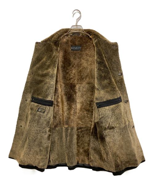 GIMO'S（ジモス）GIMO'S (ジモス) ヴァージンウールコート ブラック サイズ:実寸参照の古着・服飾アイテム