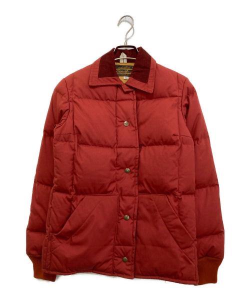 Eddie Bauer（エディーバウアー）Eddie Bauer (エディーバウアー) ダウンジャケット レッド サイズ:XSの古着・服飾アイテム