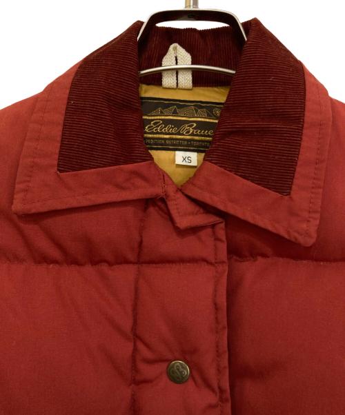 Eddie Bauer（エディーバウアー）Eddie Bauer (エディーバウアー) ダウンジャケット レッド サイズ:XSの古着・服飾アイテム
