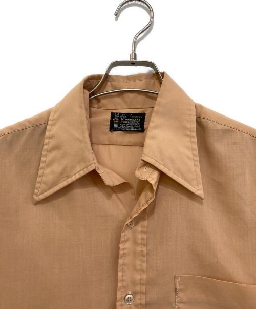 TOWN CRAFT（タウンクラフト）TOWN CRAFT (タウンクラフト) 70`sヴィンテージシャツ ベージュ サイズ:Mの古着・服飾アイテム
