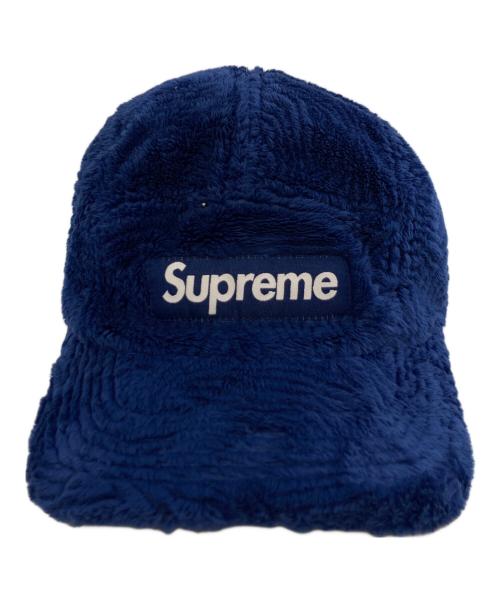 SUPREME（シュプリーム）SUPREME (シュプリーム) swirl fleece camp cap ネイビーの古着・服飾アイテム