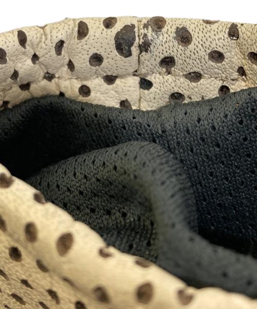 KADOYA（カドヤ）KADOYA (カドヤ) パンチングレザージャケット アイボリー サイズ:Lの古着・服飾アイテム