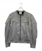 KADOYAカドヤ）の古着「バイカージャケット」｜グレー