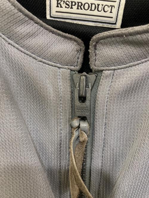 KADOYA（カドヤ）KADOYA (カドヤ) バイカージャケット グレー サイズ:Lの古着・服飾アイテム